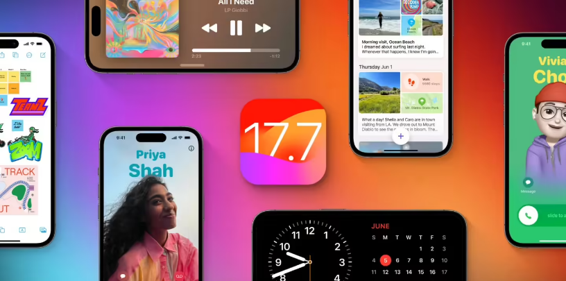 肥东苹果手机维修分享苹果 iOS / iPadOS 17.7.1 正式版推送 
